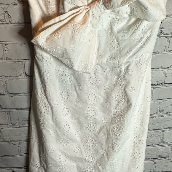 Anthropologie HUTCH Eyelet Bow Mini Dress - Picture 3 of 4